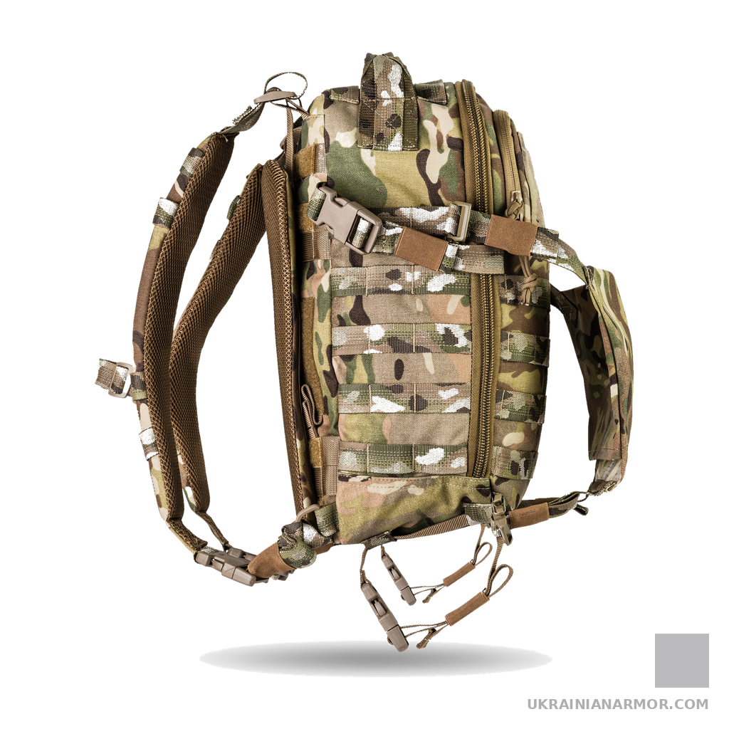 Тактичний рюкзак RANGER 20 л з фіксацією шолома, MultiCam