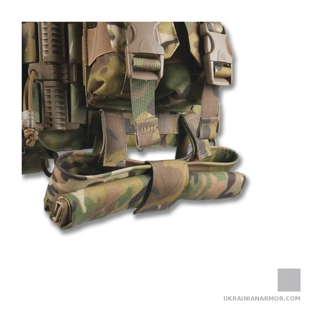 Комплект: плитоноска Kiborg GU gen.2 + 8 підсумків, MultiCam