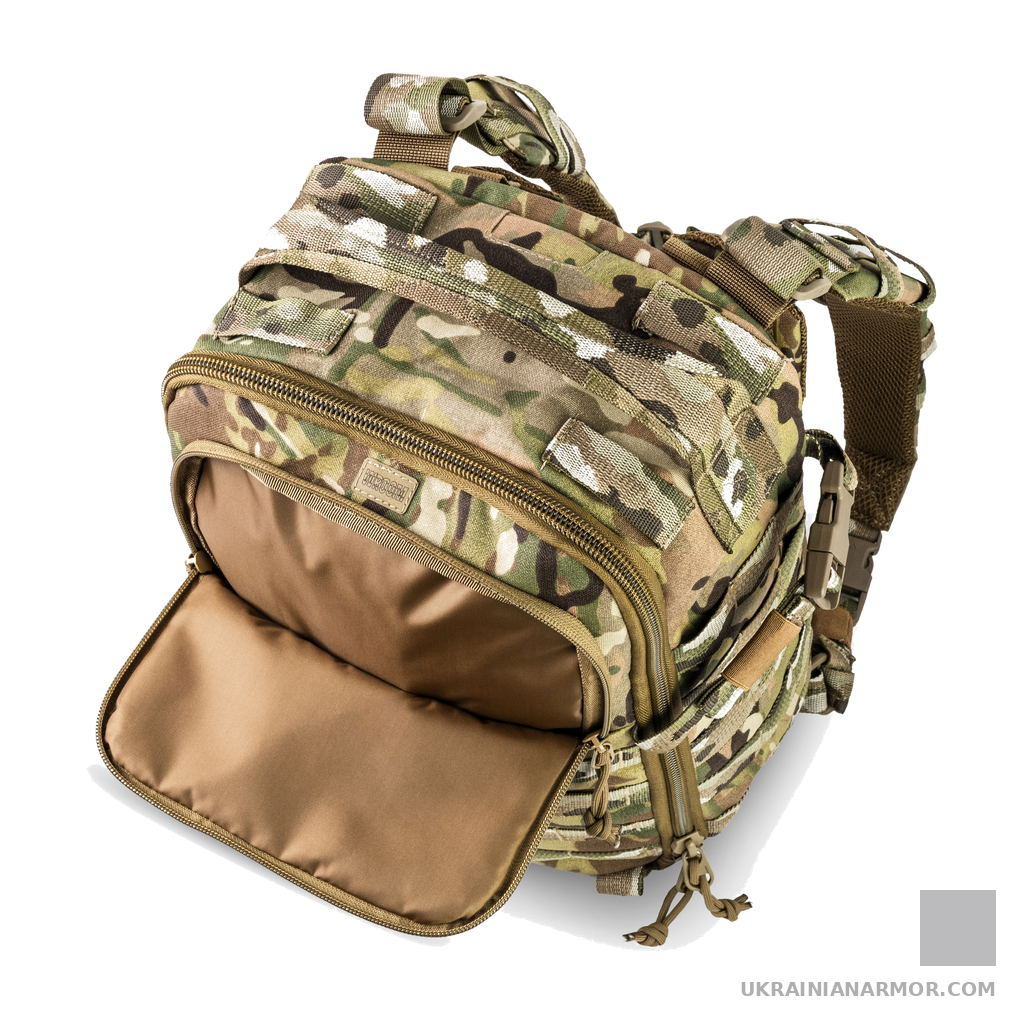Тактичний рюкзак RANGER 20 л з фіксацією шолома, MultiCam